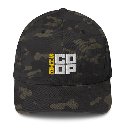 Shib CoOp Logo Structured Twill Cap Flexfit