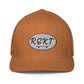 REKT Skateboarding White Label Closed-back Flex-fit Trucker Cap