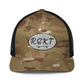 REKT Skateboarding White Label Closed-back Flex-fit Trucker Cap