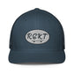 REKT Skateboarding White Label Closed-back Flex-fit Trucker Cap