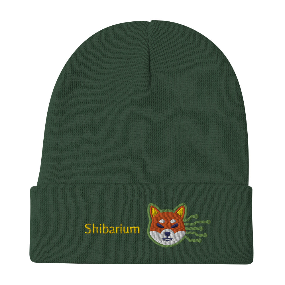 Shibarium Soft Stretch Embroidered Beanie