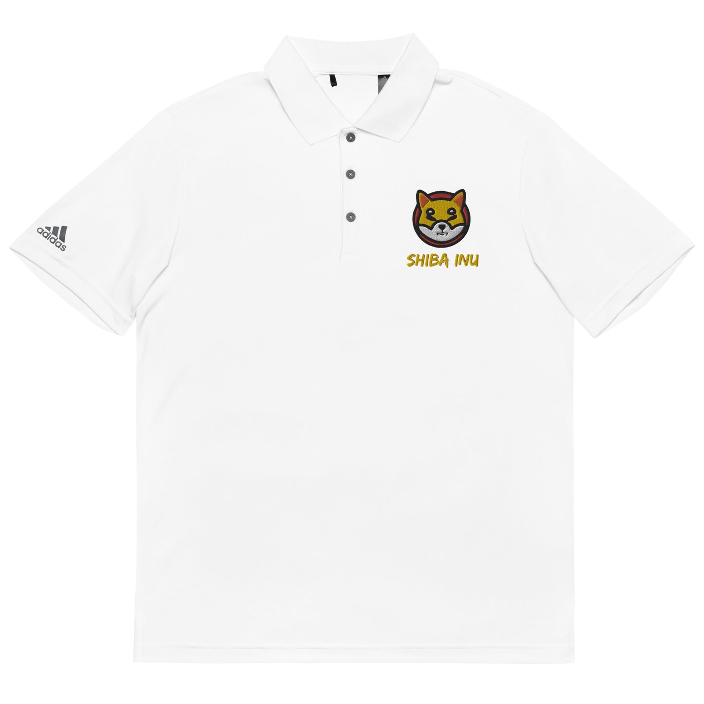 Adidas Shiba Inu Embroidered Performance Polo Shirt