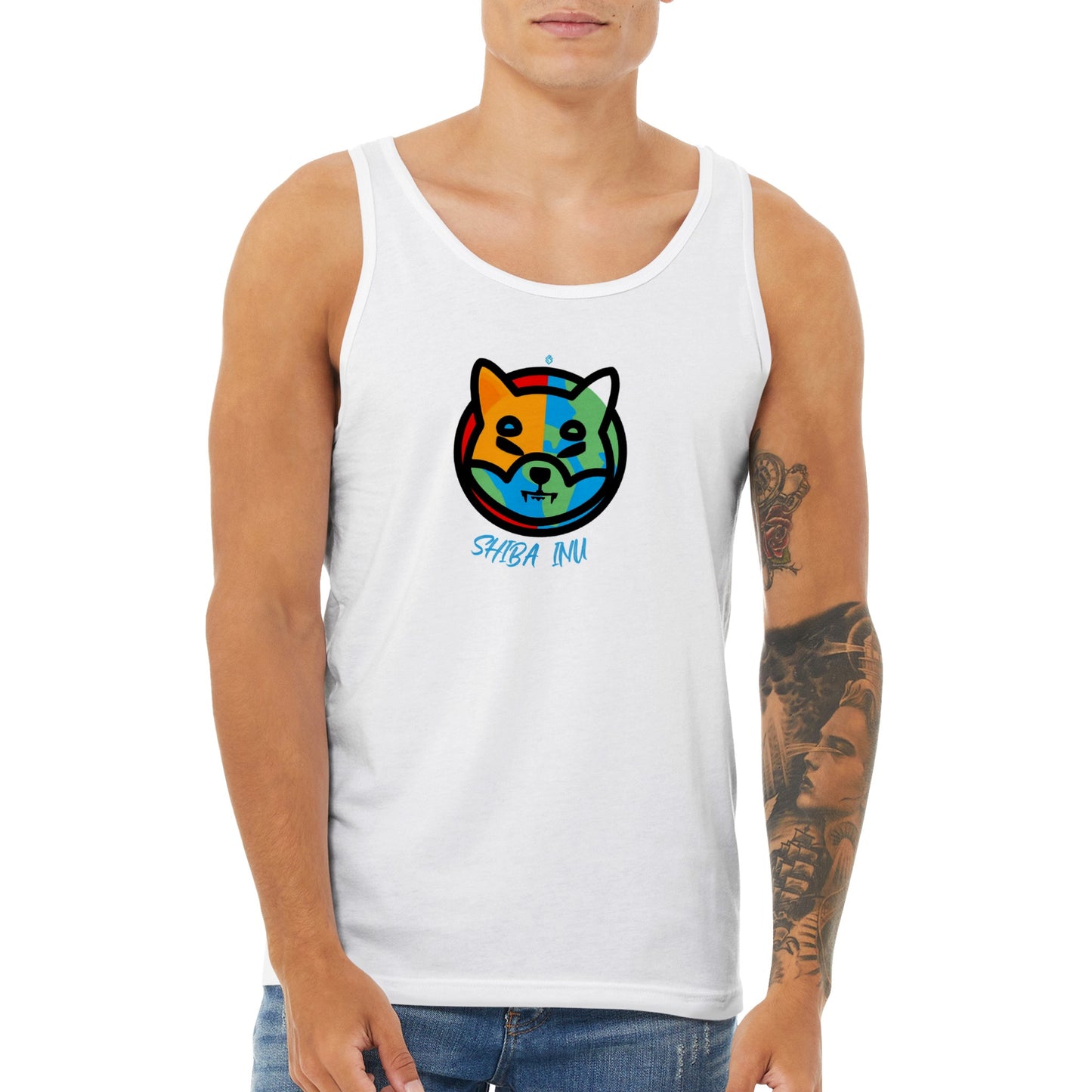 Shiba World Premium Unisex Tank Top