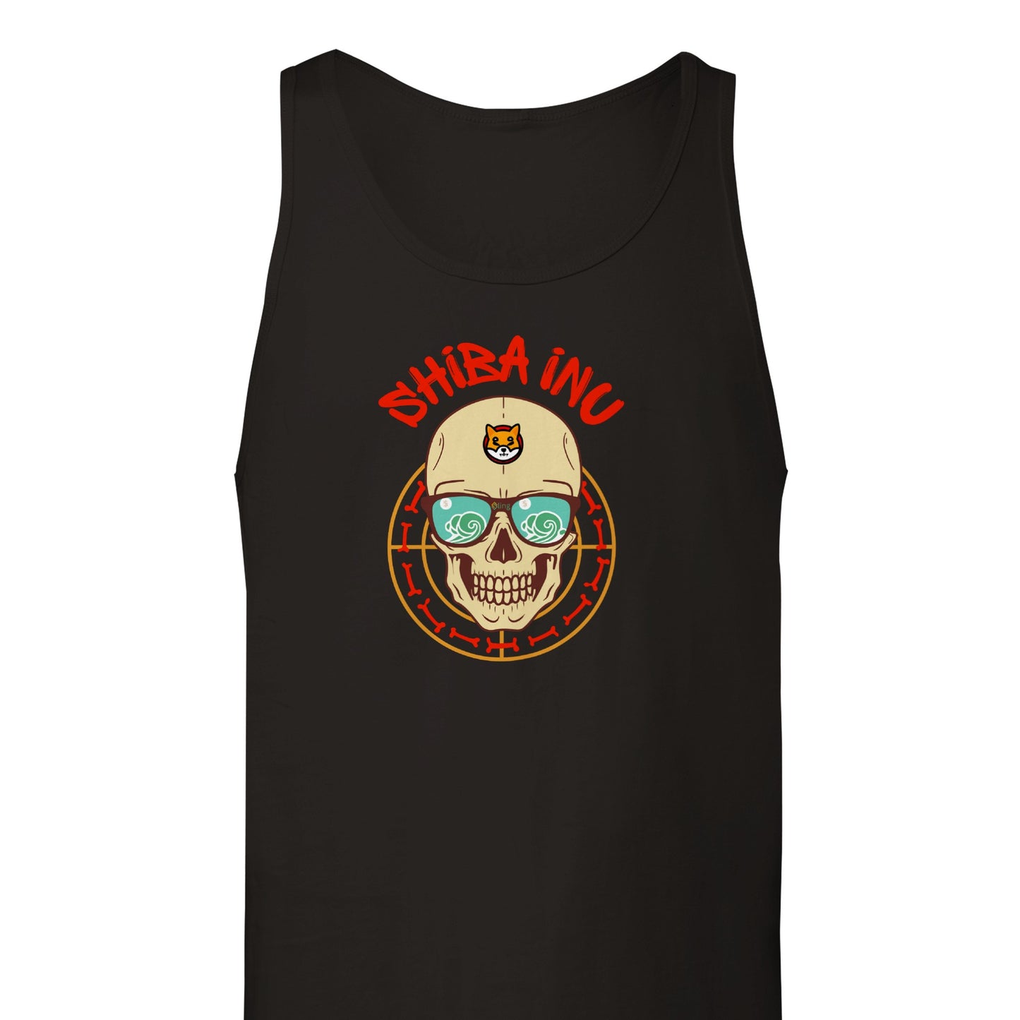 Shiba Skull Premium Tank Top