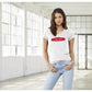 Shiba Stripes Premium Womens V-Neck T-shirt